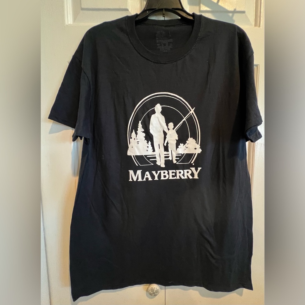 MAYBERRY - Black Graphic T-Shirt for Men , Andy Griffith Show
